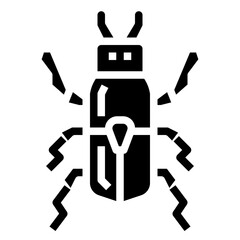bug glyph icon style