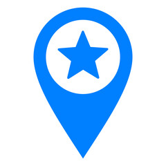 stern und Kartenmarkierung