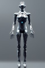 Alien cyborg android