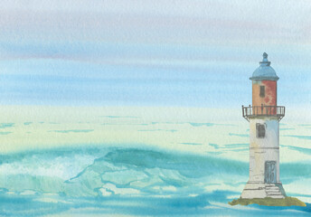 Watercolor background painted with a brush on wet paper with multi-colored paints.