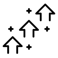 growth icon outline
