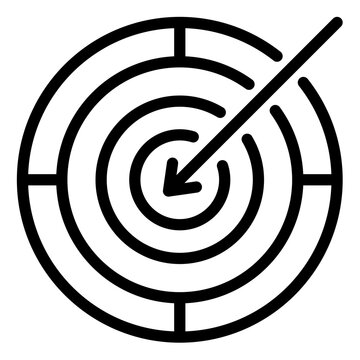 recommend clip art: Target icon outline