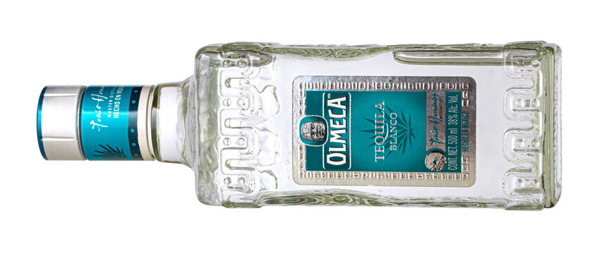 Bottle of OLMECA TEQUILA