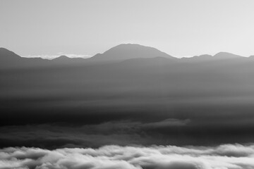 Sea of clouds and mountains, Oct 16, 2022B2