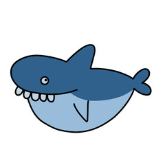 cartoon sharks 