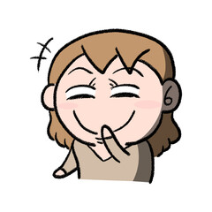 笑う女の子