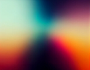 Obraz premium Multicolored minimalistic smooth gradient background. Retro colors digital illustration