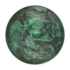 digitally created high resolution image of planet Uranus isolated on White.	