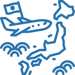 travel to Japan line icon illustration for printing,web,app,design element,poster,advertising,presentation,card,etc 