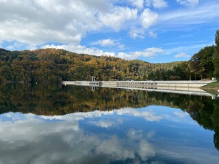 Jezioro Rożnów , Jezioro Rożnowskie ,Rożnów ,Zalew Rożnów , Tama Rożnów ,Tama w Rożnowie
