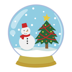 クリスマスのスノードーム