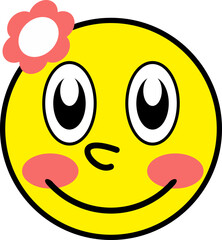 Groovy Smiley Face Emoji