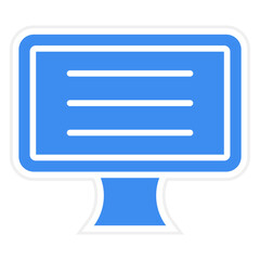 Obraz premium Lcd Icon Style