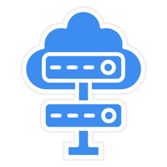 Cloud Server Icon Style