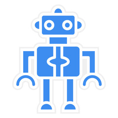 Robot Icon Style