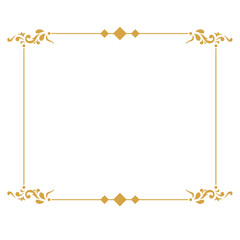 ornate victorian square frame