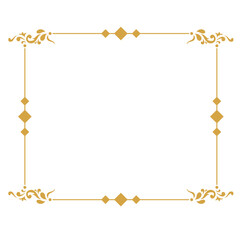 ornate victorian square frame