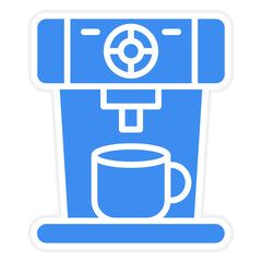 Coffee Machine Icon Style