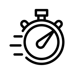 express delivery line icon illustration vector graphic