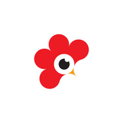 rooster chicken logo icon design