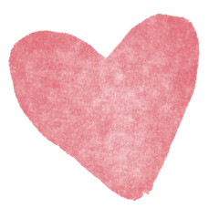 watercolor painted heart