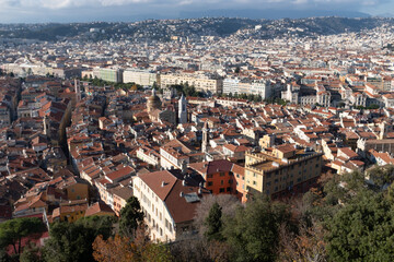 view of the city