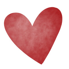 Fototapeta premium Heart watercolor