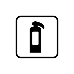 Fire extinguisher icon vector design