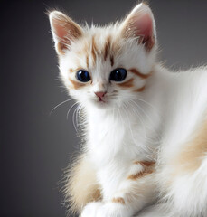 Fototapeta na wymiar Cat kitten cute cat.