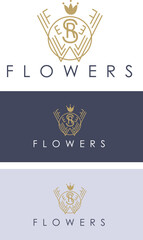 Beautiful and stylish logo design for company branding. Elegant design.