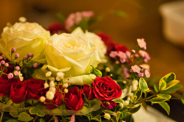 Obraz premium wedding bouquet of roses