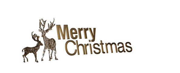 Christmas tree in futuristic technology