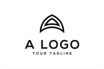 Initial letter A logo vector design template vector