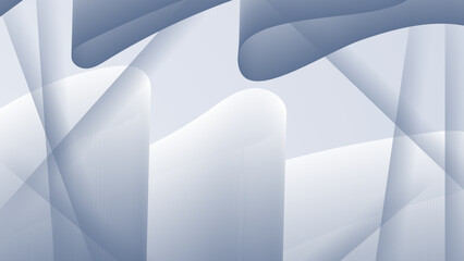 Abstract geometric white and gray color elegant background. Abstract grey hi-tech polygonal corporate background. White creative modern background design. vector illustration