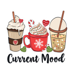 Christmas Drink Sublimation for t-shirts and other printable items