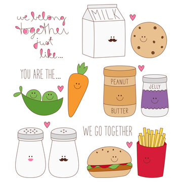 together food and drink icons