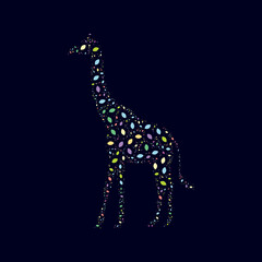 giraffe design art