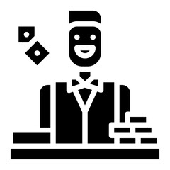 croupier bet gambling casino