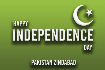 Modern Pakistan Independence day design template. Happy Pakistan day. Pakistan flag vector design. Happy Independence day Pakistan poster design. 14th august 75 year jashn-e-azadi