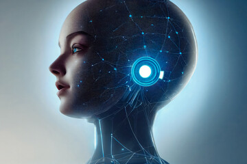 Artificial intelligence with human appearance