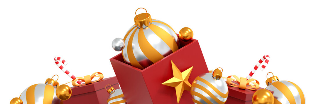 Pictures for decorations for christmas and happy new year. PNG format