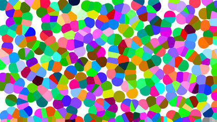 Mosaic colorful circle pattern, texture. abstract silver bokeh