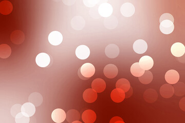 Red Bokeh Background