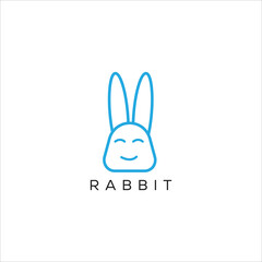 Minimalist Rabbit Logo Design Template For Your Business