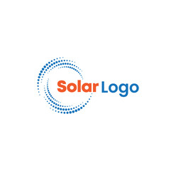 Solar abstract logo design
