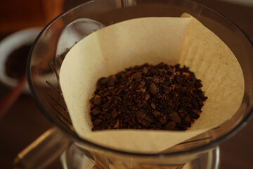 coffee powder for to make drip coffee