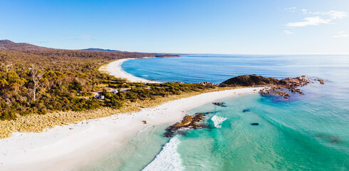 Binalong Bay Beach in Tasmania Australia