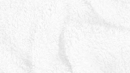 White cloth and soft light gray smooth line modern texture background. White background.