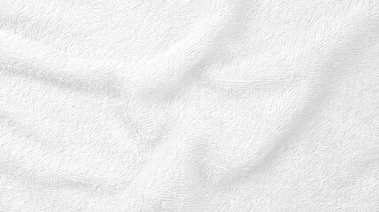 White cloth and soft light gray smooth line modern texture background. White background.