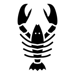 Fototapeta na wymiar lobster icon